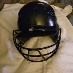 Baseball Helmet with Face Guard size 6.5 - 7.5