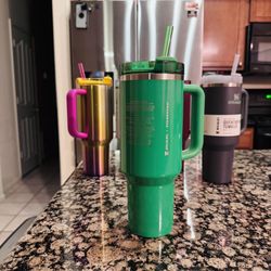 New 40oz Stanley Starbucks Tumbler - Green