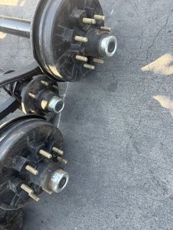 2 Trailer Axles 95/80 7000 K $950 