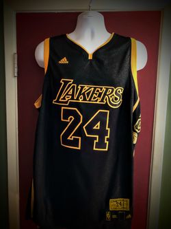 Los Angeles Lakers #24 Kobe Bryant commemorative Jersey w/ career Awards -S.M.L.XL.2X