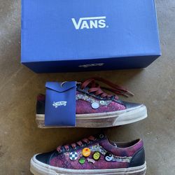 Vans LX Old Skool 36 Souvenir Burgundy Vintage Chanel