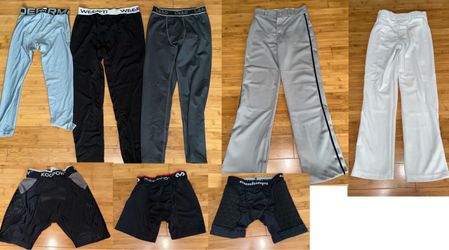 HUGE LOT of Baseball Pants and Underwear 8 Piece
