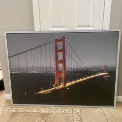 Large Framed Wall Art-Golden Gate Bridge Sanfran