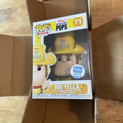 Funko Pop! Ad Icons Big Yella #71 Funko Shop Exclusive Vaulted Figure Brand New, With Protector Box 