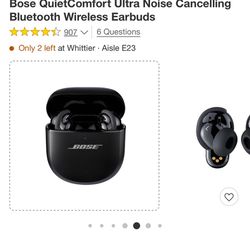 BOSE QUIETCOMFORT EARBUDS USED‼️