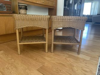 Wicker End Tables