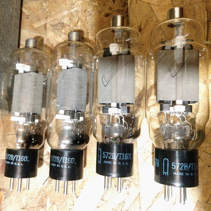 4 Pcs. USA Made Cetron 572b/T160L Ham Radio Transmit Tubes In Kent