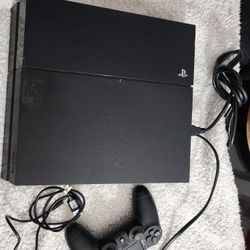 Sony Playstation PS4 Black Console 