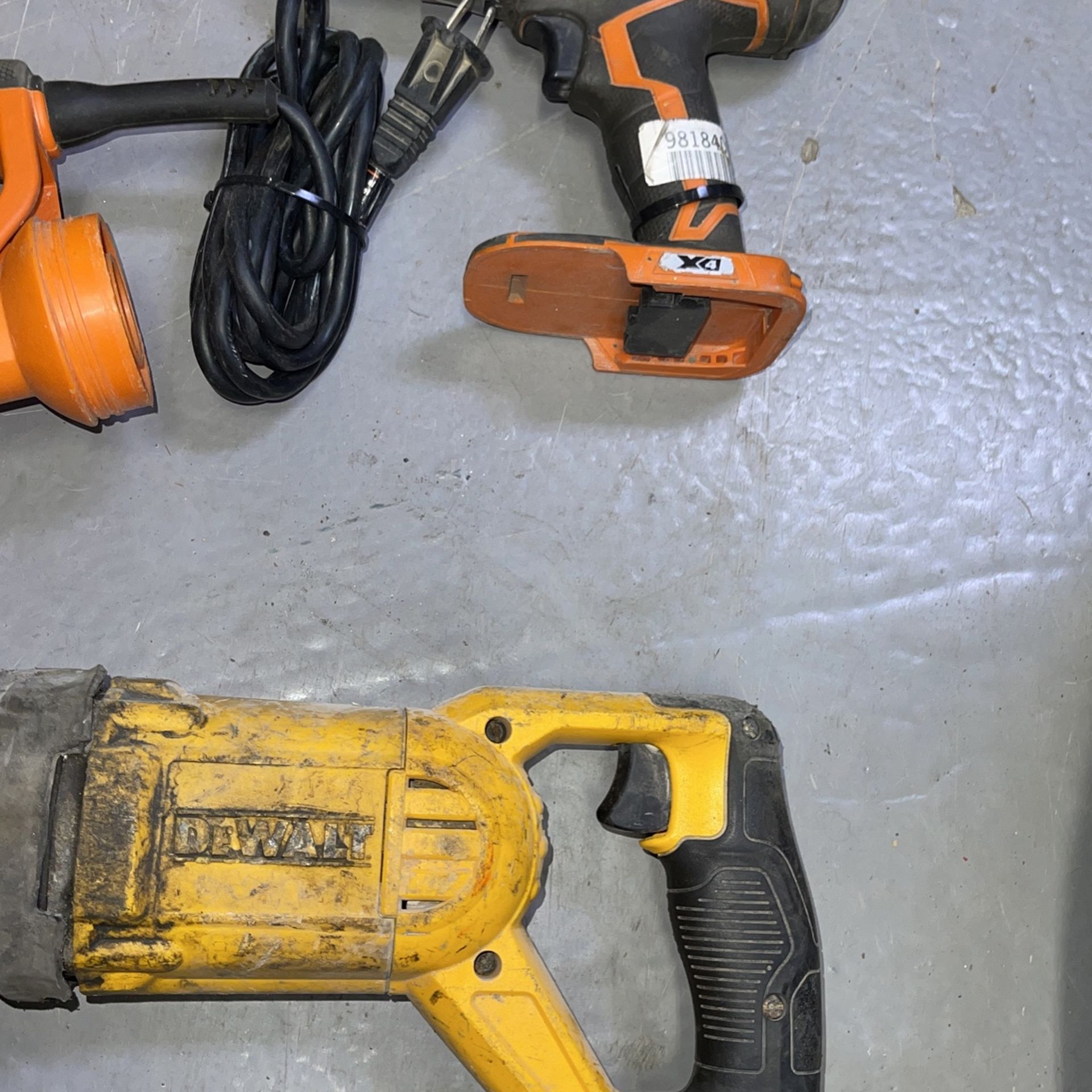 Ridgid Dewalt Porter Cable BROKEN TOOLS for Sale in Tujunga, CA OfferUp