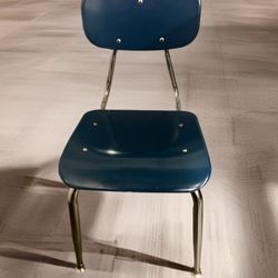 Blue Metal Chair
