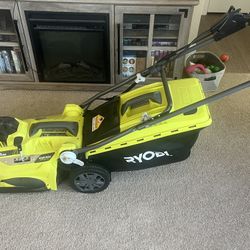 Ryobi 16 in. 13 Amp Corded Electric Walk Behind Push Lawn Mower
