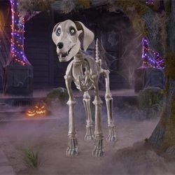 Skelly Dog Home Depot 7.5 Feet Tall