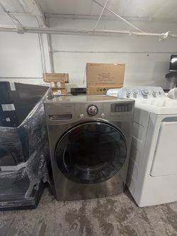 LG Front-Load Dryer with Steam and Sensor Dry