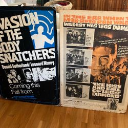 2 Vintage Collectible Movie Posters-41”x  27”