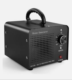 0zone Generator 30000mg - 0zone Machine for Car/Home/Smoke/Pet Odor, Black
