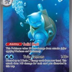 Blastoise EX 200/165  Pokémon Card