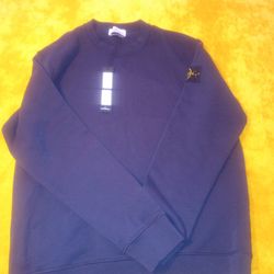 Stone Island Sweatshirt Black Crew Neck XXL 