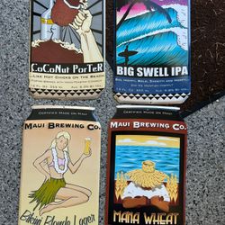 Maui Brewing Company Tin Beer Signs