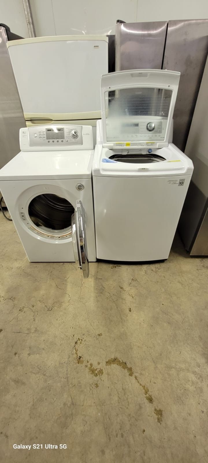 washer and dryer in perfect condition with delivery and installation
