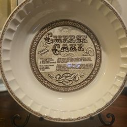 Vintage Royal China “Country Harvest” Cheesecake Plate – USA Made
