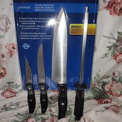 Cutlery Starter Set With Bonus Sharpening Steel