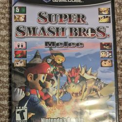 Super Smash Bros Melee (NTSC, 2001) - CIB Disc + Manual (GameCube)