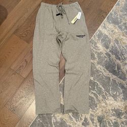 🆕 Essentials Fear of God Sweatpants – Dark Oatmeal – Large