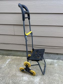 Bulbhead Climb Cart 6 Wheel Folding Cart Climbs Stairs Hold 75lbs
