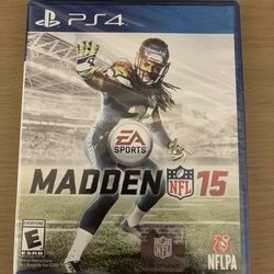 NEW SEALED Madden NFL 15 Sony PlayStation 4 PS4 American Football Game.   