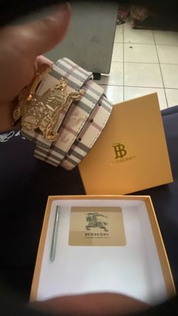 Reversible Burberry Belt