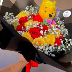 Winnie The Pooh Plush Bouquet
