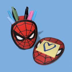 Spider-Man Pencil/Sticky Note Holder