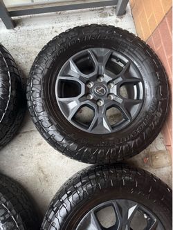 2024 Lexus GX 550 overtrail wheels and tires