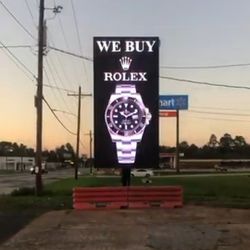 Outdoor LED.
Video message Displays