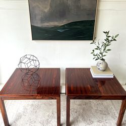 Danish Rosewood End Tables