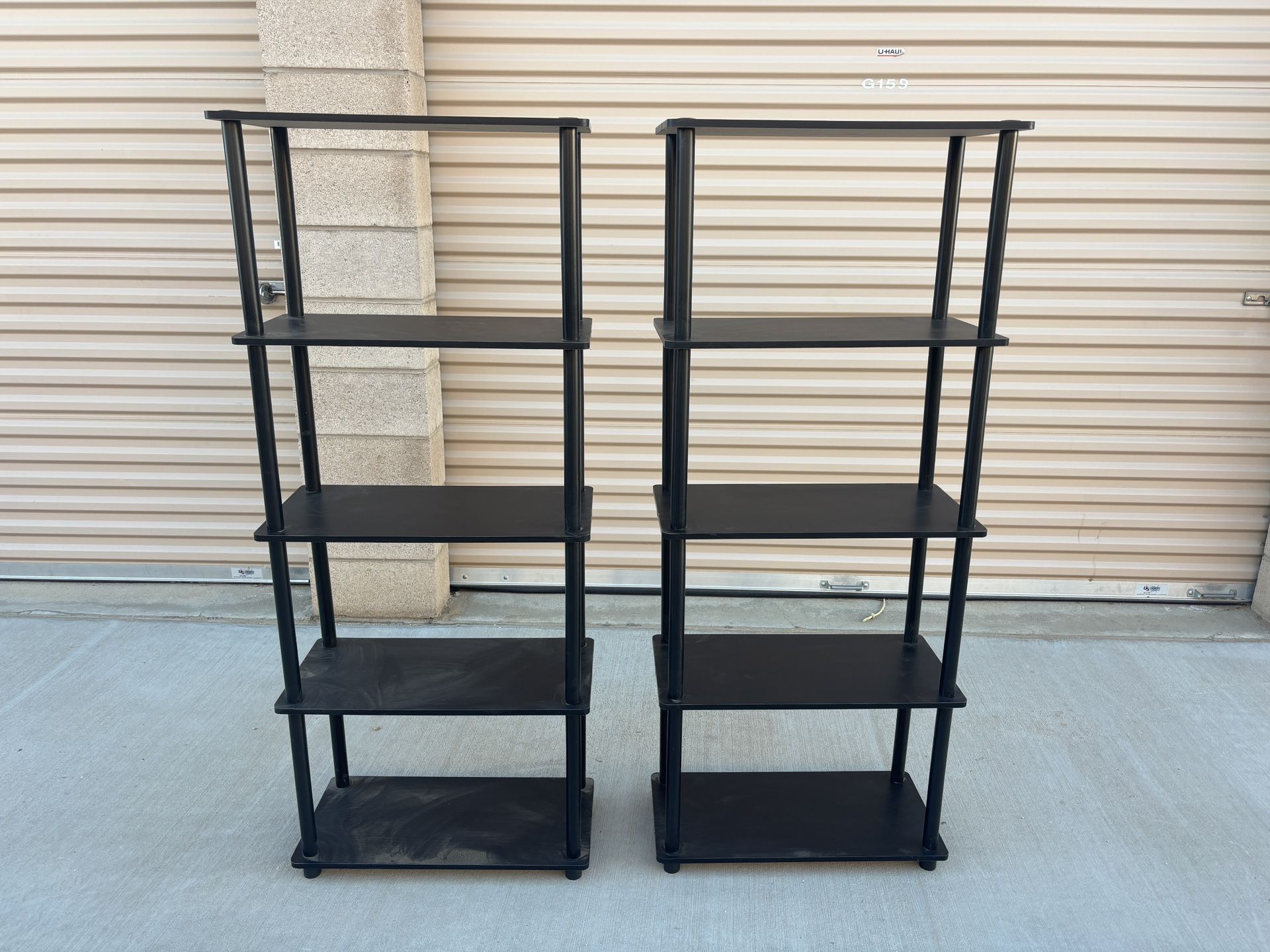 Bookshelves Double set