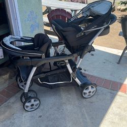 Two Seat Baby Stroller 