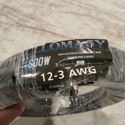 12/3 AWG Heavy Duty Commercial Electrical Cable – 600V OFC Copper – NEW