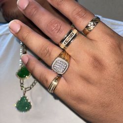4 Different Rings For Sale.