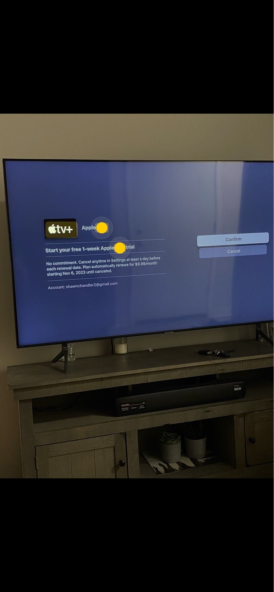 65 in Samsung TV