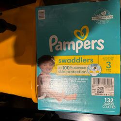 Pampers Size 3 144 Count For Sale 1/2 price $20