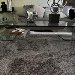 Tables mirror and rug for sale