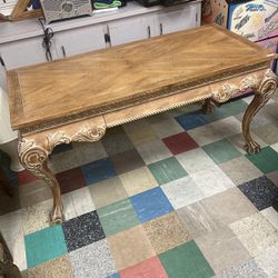 Beautiful French Carved Desk