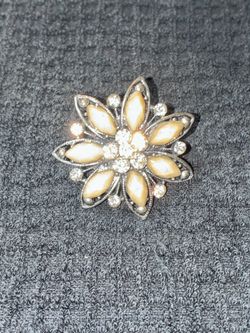 Vintage Style Statement Cocktail Ring Lot – Rhinestone, Enamel & Pearl (5 Rings)