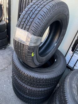 LT265/70/18 Goodyear (4) Semi New Tires Installed & balanced
