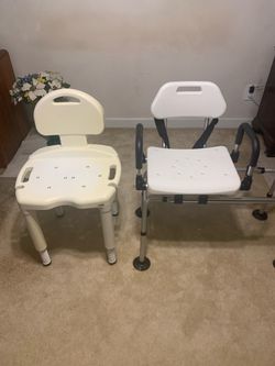 Scribble, rotating and stationary shower chairs