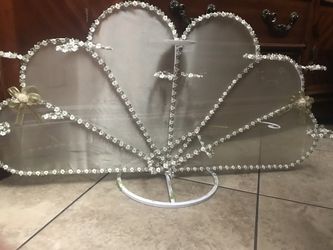 Quinceañera/wedding peacock cheers toast holder cups decor