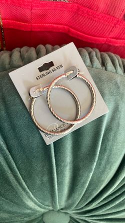 Sterling Silver Hoops