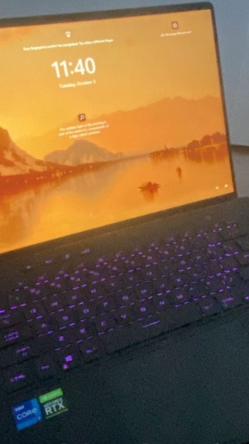 Gaming laptop