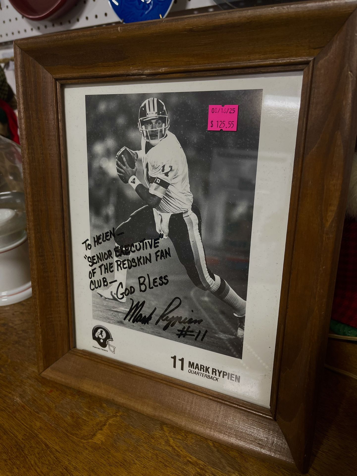 Mark Rypien 12x10 Signed Photo